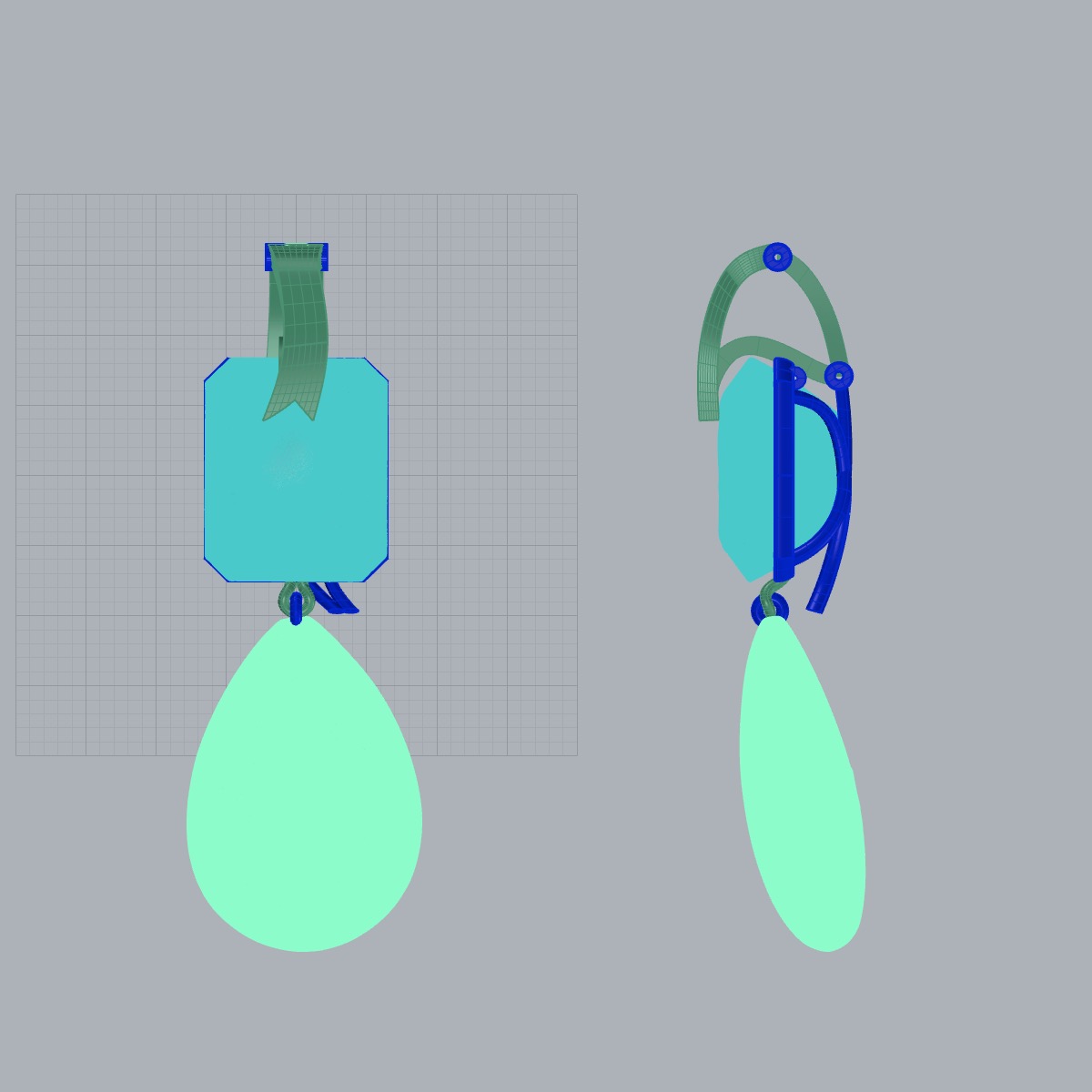 Aqua Ribbon Pendant_Ortho